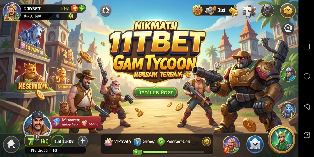 Tampilan gameplay menarik dari 11TBET yang penuh strategi Tycoon.