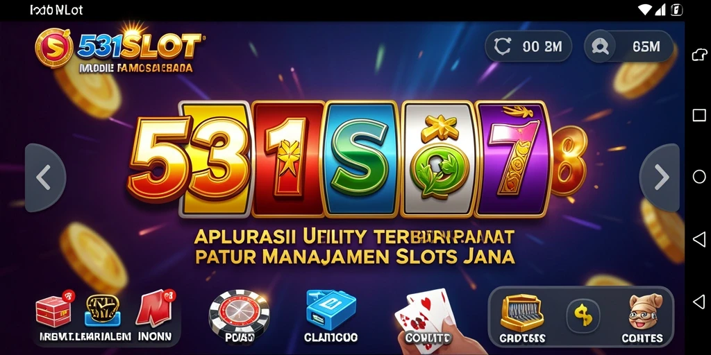 Tampilan menarik dari 531SLOT dengan fitur Utility yang lengkap.