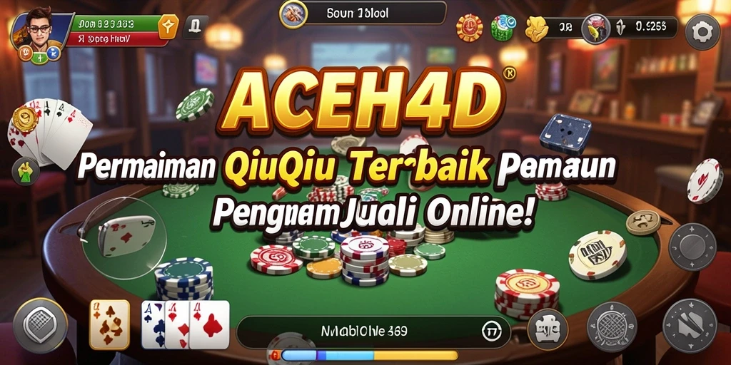 Tampilan permainan QiuQiu yang seru dan interaktif di ACEH4D.