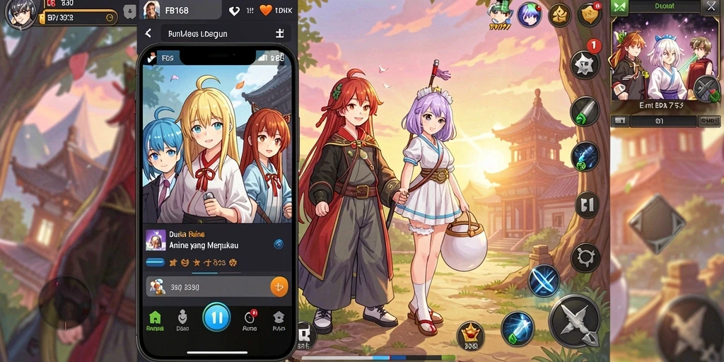 Tampilan gameplay FB168 yang penuh warna dan dinamis.