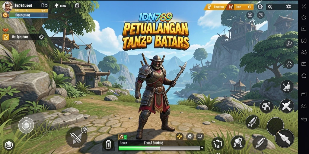 Tampilan gameplay menarik dalam dunia terbuka IDN789.