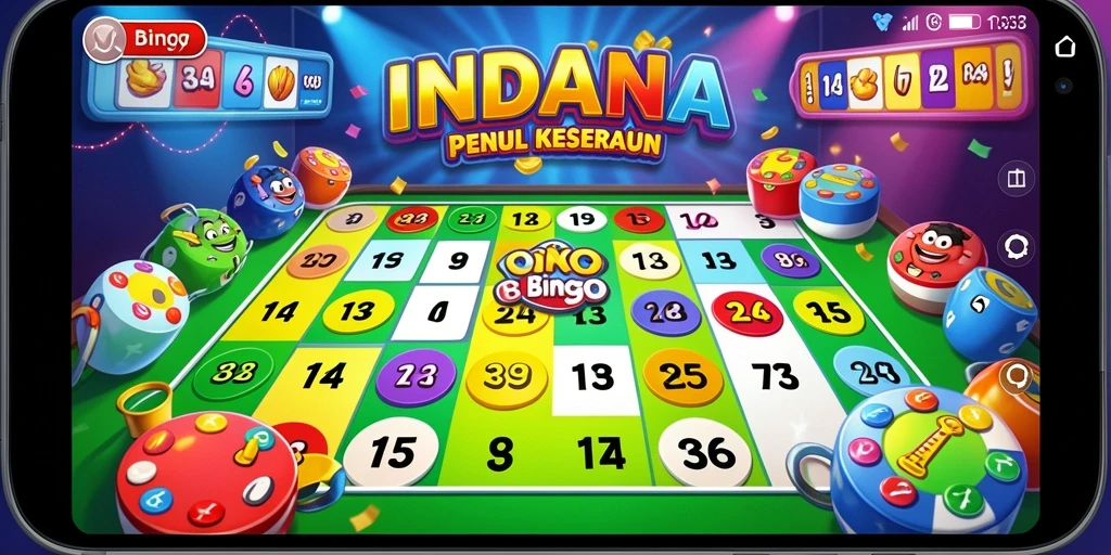 Tampilan gameplay Bingo yang menarik dan seru dari INDAAA.
