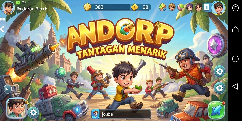 Tampilan gameplay menarik dari INDORP dengan aksi seru.