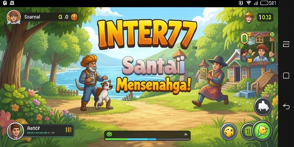 Tampilan gameplay INTER77 yang menyenangkan dan penuh warna.