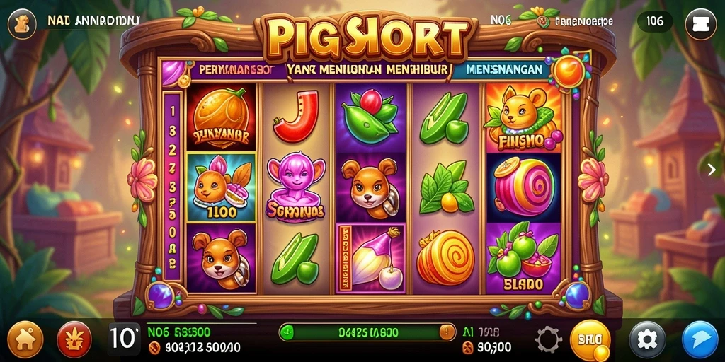 Tampilan gameplay N06 yang menarik dan penuh warna.