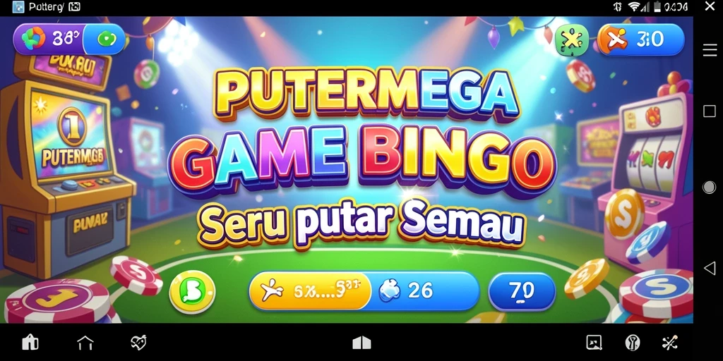 Screenshot gameplay PUTERMEGA yang menampilkan keseruan bermain Bingo.