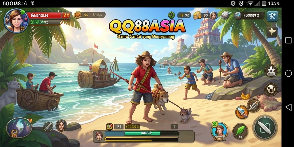 Screenshot gameplay QQ88ASIA yang menampilkan keseruan bermain.
