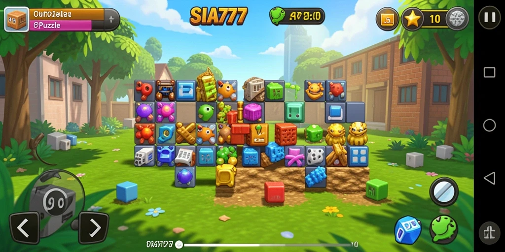 Screenshot SIA777 menunjukkan gameplay Puzzle yang menarik dan menantang.